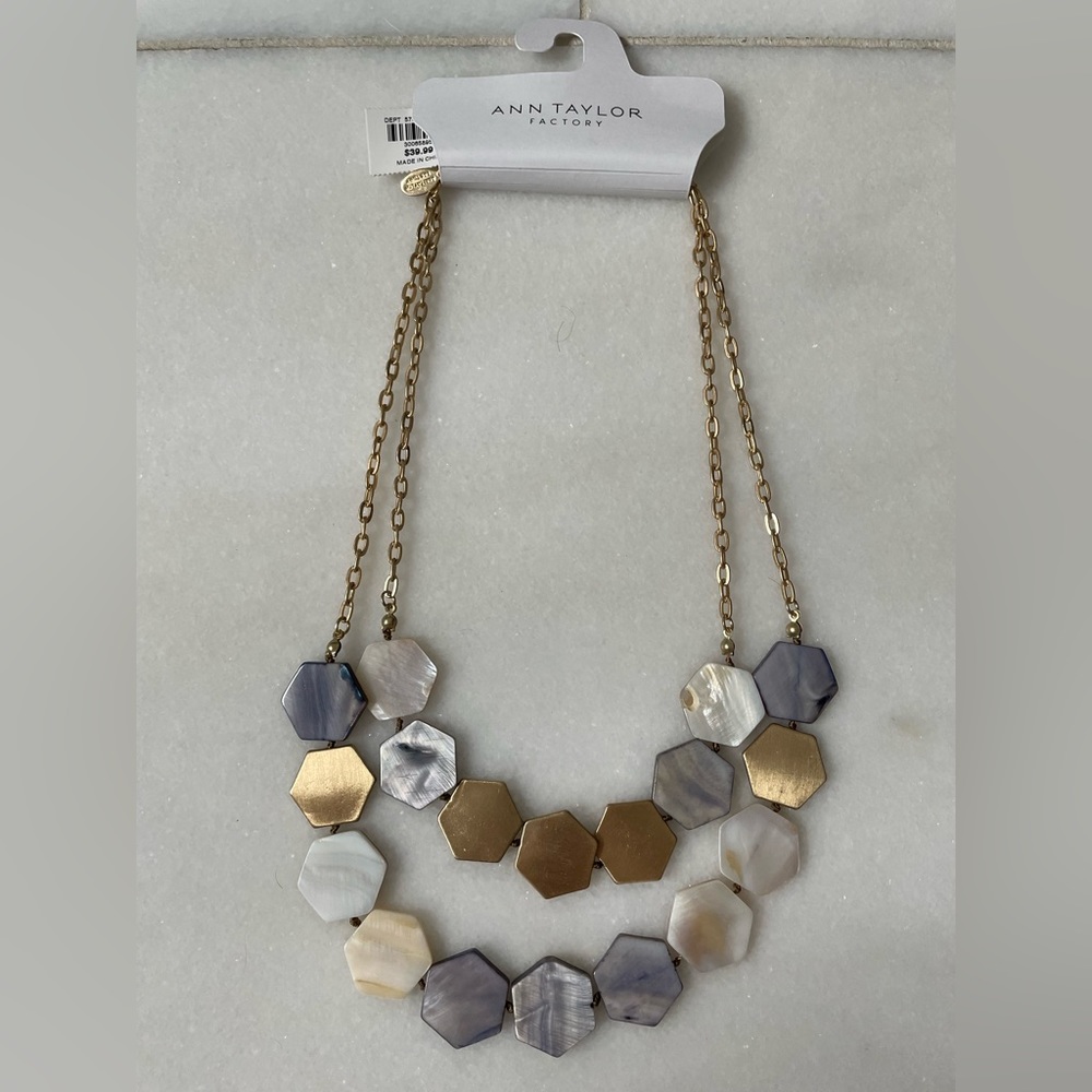 Hexagon Layered Necklace